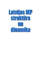 Referāts 'Latvijas IKP struktūra un dinamika', 1.