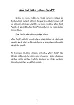 Referāts 'Projekta darbs - kas ir "slow food"', 5.