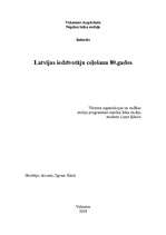 Eseja 'Latvijas iedzīvotāju ceļošana 80-tajos gados', 1.