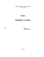 Eseja 'Ķermeņa valoda', 1.