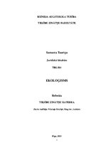 Referāts 'Ekoloģisms', 1.