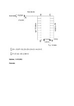 Paraugs 'Statiski nenoteicama rāmja aprēķins ar pārvietojumu metodi', 15.