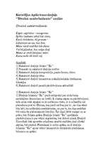 Eseja 'Kornēlijas Apškrūmas dzejoļa "Dīvainā samierināšanās" analīze', 1.