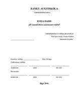 Referāts 'IT izmantošana uzņēmuma vadībā', 1.