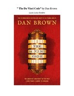 Eseja '"The Da Vinci Code" by Dan Brown', 1.