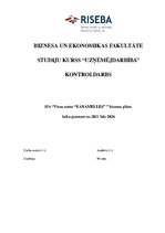 Biznesa plāns 'Biznesa plāns viesu namam', 1.