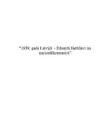 Referāts '1959.gads Latvijā - Eduards Berklavs un nacionālkomunisti', 1.