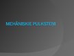 Prezentācija 'Mehāniskie pulksteņi', 1.