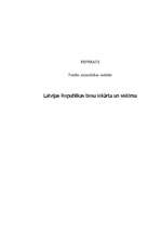Konspekts 'Latvijas Republikas tiesu iekārta un sistēma', 1.