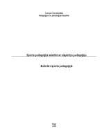 Referāts 'Sporta pedagoģija saistībā ar vispārējo pedagoģiju', 1.