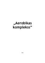 Konspekts 'Aerobikas komplekss', 1.