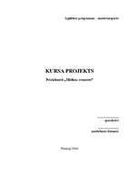 Referāts 'VW Golf II motora galveno sastāvdaļu remonta tehnoloģija', 1.