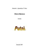 Referāts 'Putni', 1.