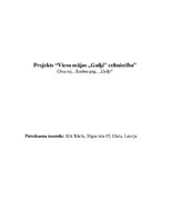 Konspekts 'Projekts "Viesu mājas "Gaiķi" celtniecība"', 1.