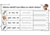 Prezentācija 'Latviešu valodas uzdevumi 1.–2. klasei', 4.