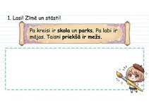 Prezentācija 'Latviešu valodas uzdevumi 1.–2. klasei', 9.