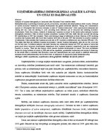 Referāts 'Uzņēmējdarbības demogrāfijas analīze Latvijā un citās Eiropas Savienības valstīs', 1.