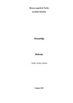 Referāts 'Monarhija', 1.