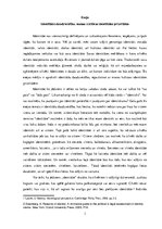 Eseja 'Identitāšu daudzveidība: manas kultūras identitātes prioritātes', 1.