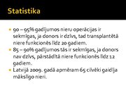 Prezentācija 'Transplantācija kā dzīvības pagarināšanas veids', 4.