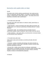 Konspekts 'Normatīvo aktu spēks laikā un telpā', 1.