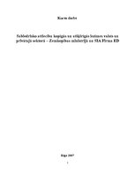 Referāts 'Sabiedrisko attiecību kopīgās un atšķirīgās iezīmes valsts un privātajā sektorā ', 1.