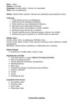 Konspekts 'Integrēta nodarbība sociālās zinībās 3.klasei', 1.