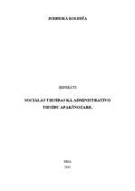 Referāts 'Sociālās tiesības kā administratīvo tiesību apakšnozare', 1.