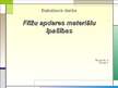 Prezentācija 'Flīžu apdares materiālu īpašības', 1.