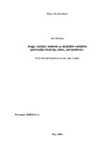 Referāts 'Angļu valodas ietekme uz dažādām valodām: pašreizējā situācija, sekas, perspektī', 1.