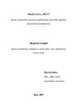 Prakses atskaite 'Darba aizsardzība uzņēmumā SIA "AIG"', 1.