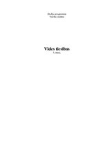 Konspekts 'Vides tiesības', 1.