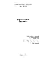 Referāts 'Jelgavas baznīcu arhitektūra', 1.