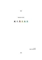 Referāts 'Krāsas', 1.