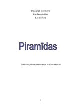 Referāts 'Piramīdas', 1.
