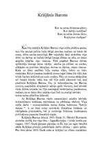 Referāts 'Krišjanis Barons', 1.