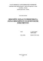 Referāts 'Rekvizītu zonas un pirmsteksta zonas rekvizīti un to izvietojums dokumentos', 1.