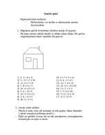 Konspekts 'Matemātikas stunda 3. klasei', 1.