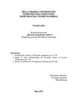 Konspekts 'Integrācijas procesa izaicinājumi mūsdienās', 1.