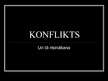 Prezentācija 'Konflikts', 1.