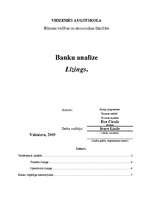 Konspekts 'Līzings - trīs banku salīdzinājums', 1.