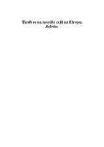 Referāts 'Tiesības un morāle ceļā uz Eiropu', 1.