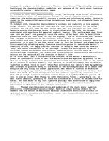 Eseja '"The Rocking Horse Winner" by D.H,Lawrence.', 1.