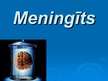 Prezentācija 'Meningīts', 1.