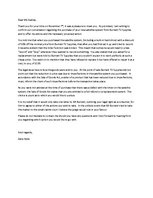 Paraugs 'Letter of Advice', 1.