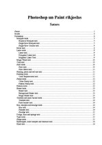 Konspekts 'Paint un Photoshop rīkjoslas', 1.