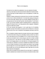 Eseja 'Ways to Avoid Plagiarism', 1.