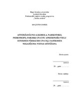 Diplomdarbs 'Atteikšanās no alkohola, narkotisko, psihotropo, tokisko un citu apreibinošo vie', 2.