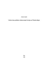 Referāts 'Līderu loma politisko režīmu maiņā (Latvija un Čehoslovākija)', 1.