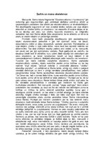 Eseja 'Sartrs un mana eksistence', 1.